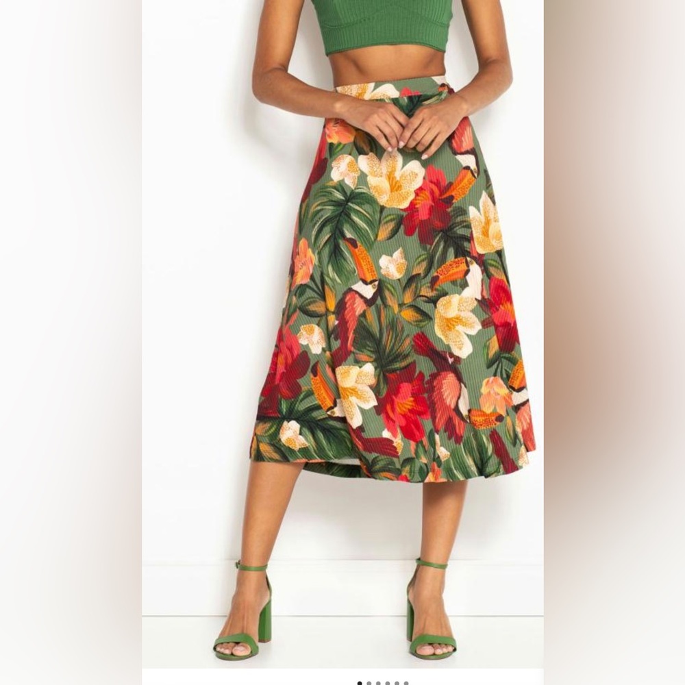 Farm Rio skirt midi.